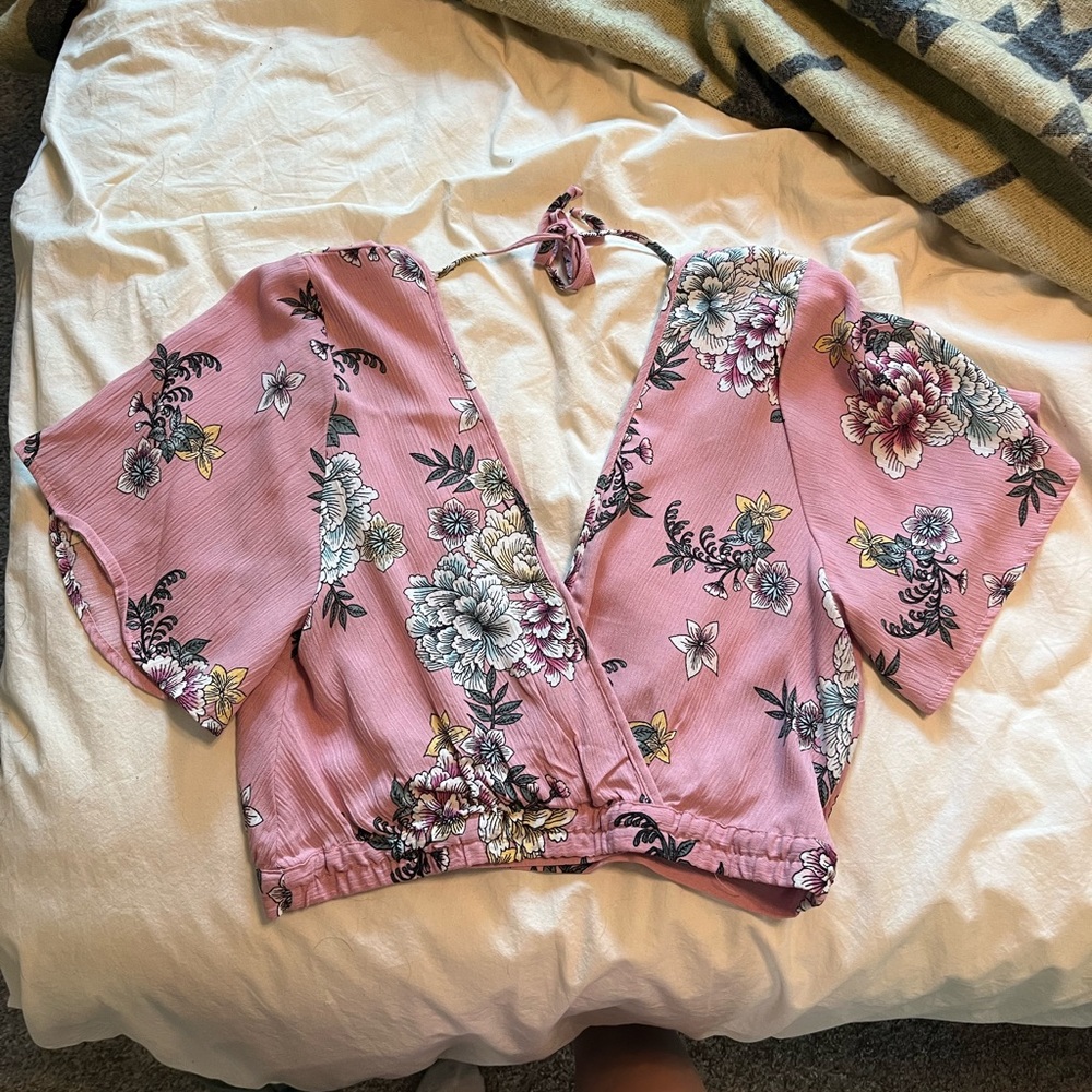 Target Pink floral top